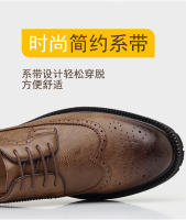 Zapatos De Vestir Para Hombre Cómodos Y Transpirables Antideslizantes Clásicos Para Bodas Y Oficina Material De Cuero Formal Elegante - details 9