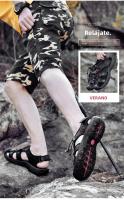 Zapatillas De Playa Para Hombre Cuero Antideslizante Casual Aumento De Altura Cómodas Zapatillas Deportivas Hombre Sandalias De Verano - details 45