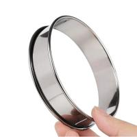 Anillo De Tarta De Muffin De Acero Inoxidable 304 Para Hacer Pasteles Y Galletas Accesorio De Cocina Doble Rollo Tamaño 8/10cm - details 1