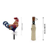 Estatua Realista De Pollo De Metal Para Jardín Decoración De Animales Estilo Rústico Para Patio Y Exterior - details 25