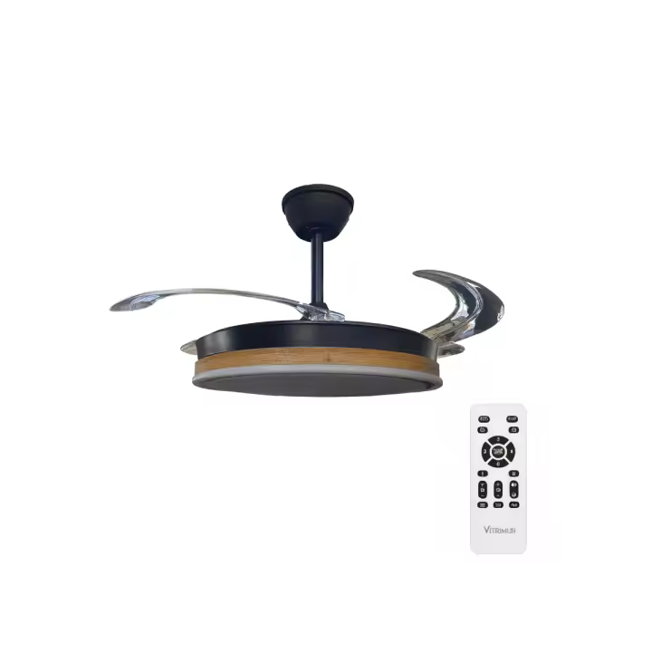 UNIVERSALBLUE Ventilador de Techo Aspas Ocultas 35W - OROSHI 6042W - 1