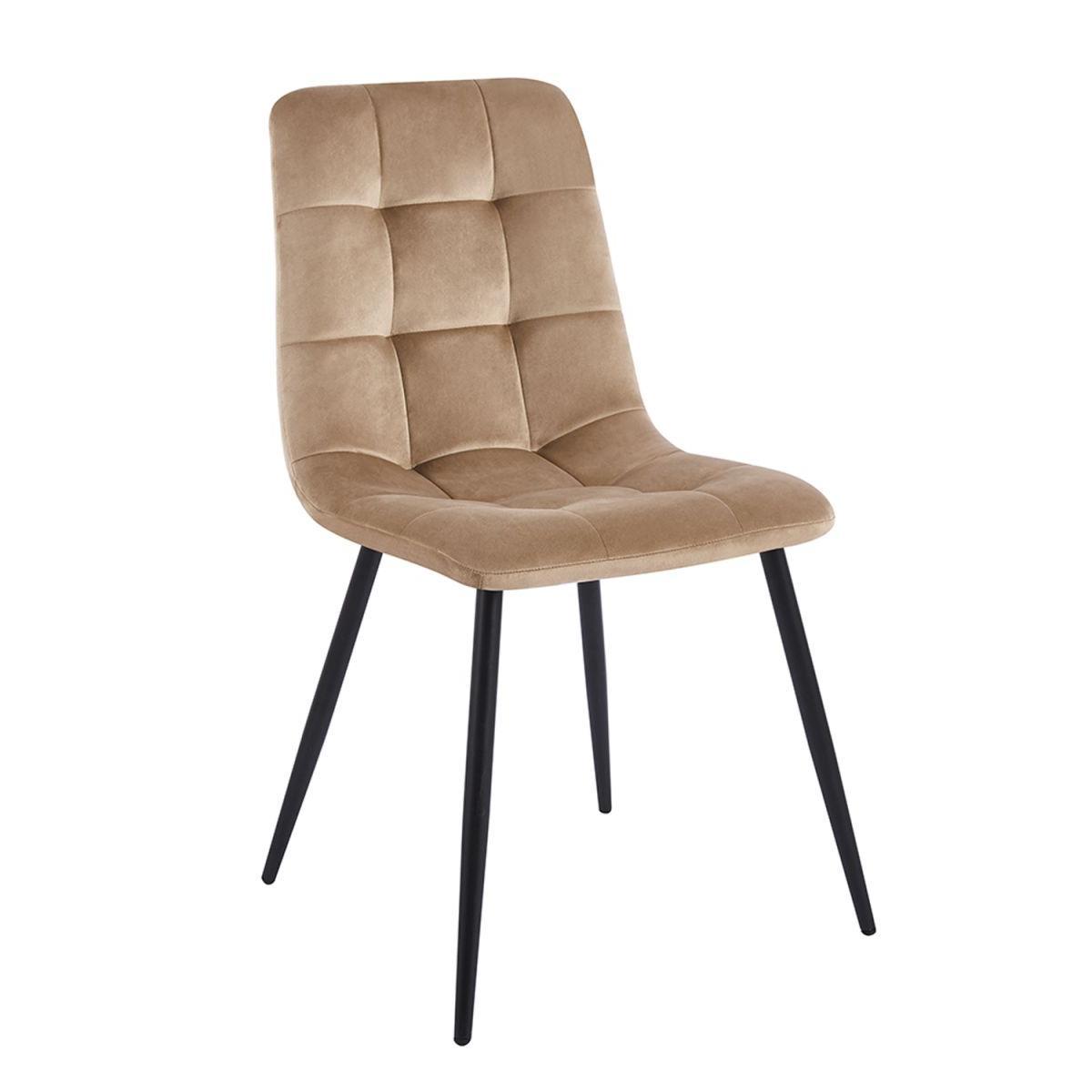 Silla Stuhl Terciopelo - Champán