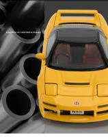 Honda NSX 1:32 Coche De Juguete Educativo Para Niños Con Luz Y Música Abrigo De 5 Puertas Vehículo Miniatura Con Retroceso Pull Toy - details 1