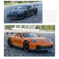 Coche De Deportes 911 GT3 a Escala 1/32 Con Sonido Luz Y Función Retroceso Puertas Abiertas Regalo Para Niños Modelo De Cuerpo De Aleación Y Neumáticos De Goma - details 8