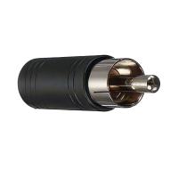 Banner - Adaptador de Audio RCA Macho a Conector Jack Hembra de 3,5 mm, Mono