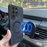Funda De Cuero Magnética Para Samsung Galaxy S26 S25 S24 S23 S22 S21 Ultra plus Shockproof Wireless Charging Compatible Con Magsafe - details 5
