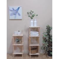 Estantería de Madera 3 Niveles 35x30x70 cm – Diseño Compacto y Resistente – Organizador Multifuncional para Hogar, Salón, Dormitorio, Oficina o Baño – Estilo Natural y Fácil de Montar - details 2