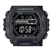 Reloj CASIO Hombre - Diseño Angular con Correa de Silicona Negra y Esfera Digital | 10 ATM | MWD-110HB-1BVEF - details 0
