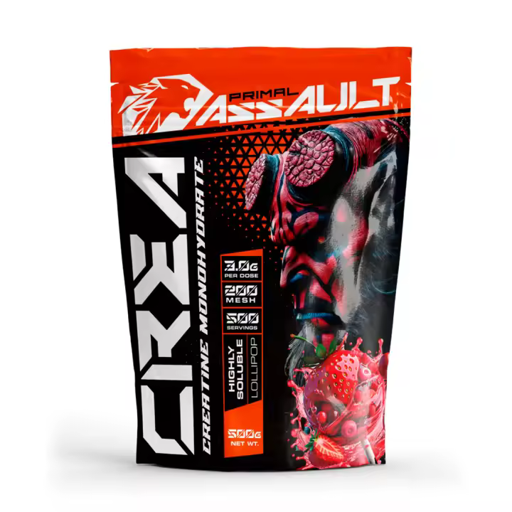 asalto | Creatina en Polvo 500g Sabor LIMÓN/NEUTRO/PILOPATA | 100% Monohidrato de Creatina Micronizada | No incluye dosificador | Sin Añadidos y Libre de Contaminantes | Sin OGM, Vegano, Sin Glúten - 1