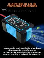 Cargador De Batería Para Coche EAFC Inteligente Rápido 12V 6A Con Pantalla LCD Reparación De Pulso Mantenimiento Automático Para Baterías De Agua Y Ácido Lead-Acid - details 13