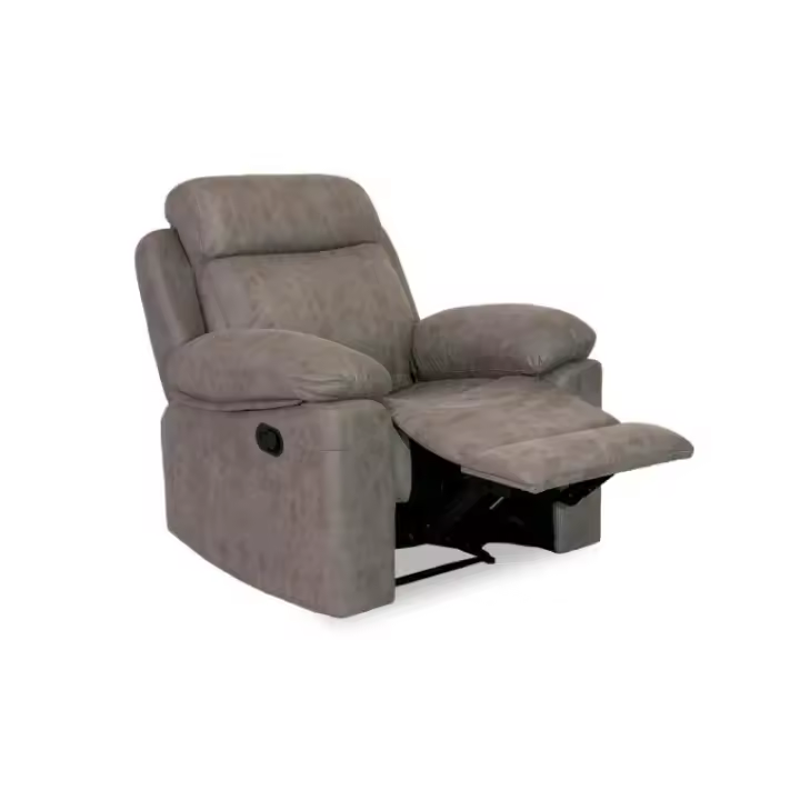 Sillón relax manual modelo Menfis. Tapizado en tela Nolia disponible en varios colores - 1