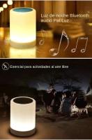Lámpara De Noche LED RGB Con Bluetooth Y Audio Lámpara De Mesa Para Cama Luz Colorida Cambiable Al Toco Portátil - details 10