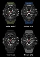 Reloj Militar Para Hombre SANDA Resistente Al Agua 50M Reloj De Pulsera Digital Con Luz LED Y Alarmas Deportivo Resistente Al Shock - details 14