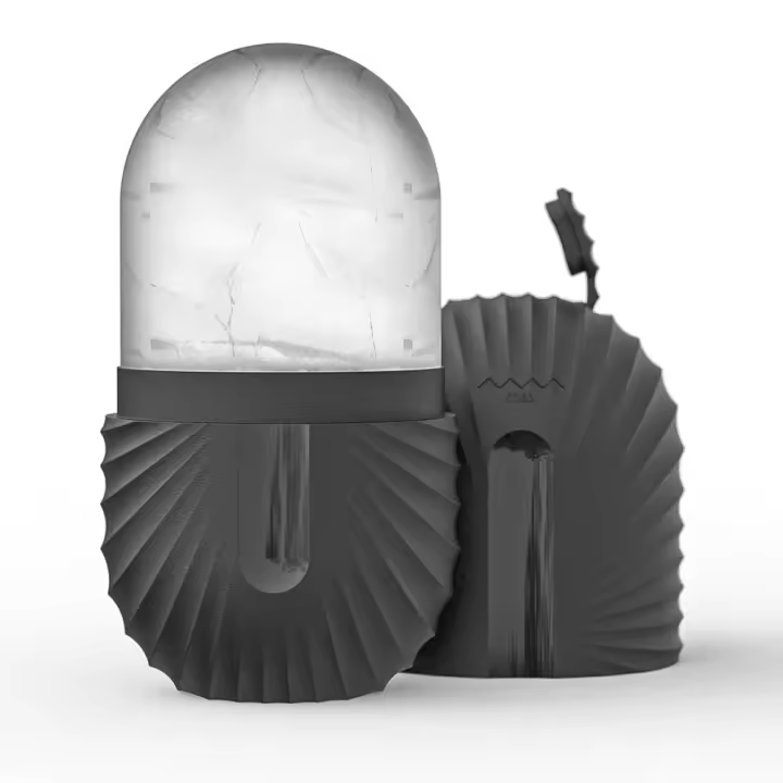 Juego De Roller De Hielo Para El Rostro Set De Cuidado Facial Herramienta De Masaje Facial Gua Sha De Acero Inoxidable Cubo De Hielo Para Contorno Y Levantamiento - 1