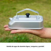 Hervidor De Agua Para Camping De Aluminio Portátil Con Manija Olla De Hervir Agua Para Viajes Y Escalada Al Aire Libre - details 7