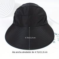 Gorro De Playa Para Mujer Protección Solar Amplio Plegable Ligero Y Transpirable Para Ciclismo Y Ocio Al Aire Libre - details 8