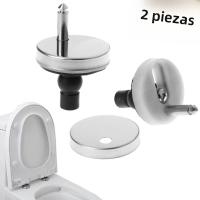 Par De Jinetes De Inodoro Con Libera Suavemente Top Close 2x Accesorios De Inodoro Herramientas De Instalación Rápida Y Resistentes Material De Acero Inoxidable - details 0