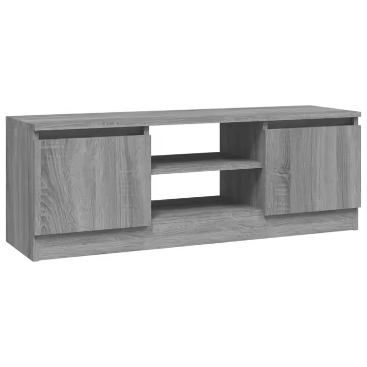 vidaXL Mueble de TV con puerta gris Sonoma 102x30x36 cm - 1