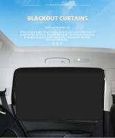 Cortina De Ventana Lateral Para Coche Con Protección Solar Magnética UV Privacidad Personal Anti-Resplandor Verano Auto Sunshade - details 0