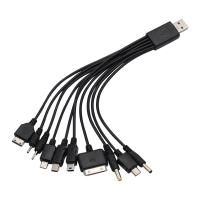 Cable De Carga USB 10-en-1 Universal Multi-Port Multi-Head Para MP3 MP4 Compatible Con Varias Marcas Durable Y Flexible - details 5
