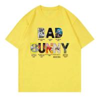 Camiseta BAD BUNNY DeBÍ TiRAR MáS FOToS Para Mujer Ropa Retro Harajuku Calidad Superior Fan T-Shirts Estilo Casual Corta Todo Año - details 3