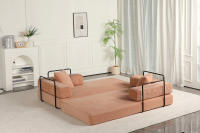 Sinaopus Sofá Cama Plegable de Pana, 2 en 1 Sillón Futon y Colchón, Relleno de Espuma, Sin Montaje, Ahorro de Espacio para Salón, Invitados - details 5