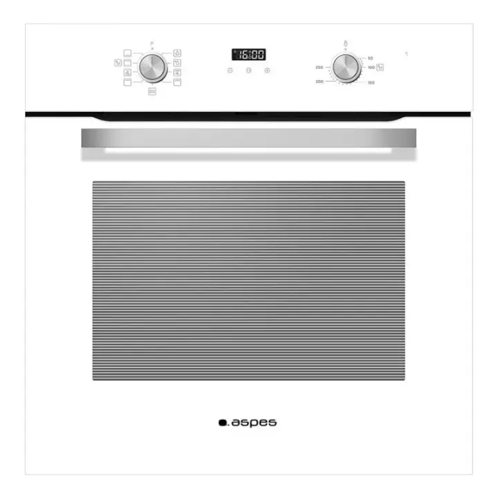 Horno Multifunción con Vapor Hidrolítico / Vapor ASPES AHM8700DCB 59cm Cristal blanco 70L | Guías Telescópicas, Clase A - 1