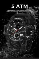 Reloj Militar Para Hombre SANDA Resistente Al Agua 50M Reloj De Pulsera Digital Con Luz LED Y Alarmas Deportivo Resistente Al Shock - details 19