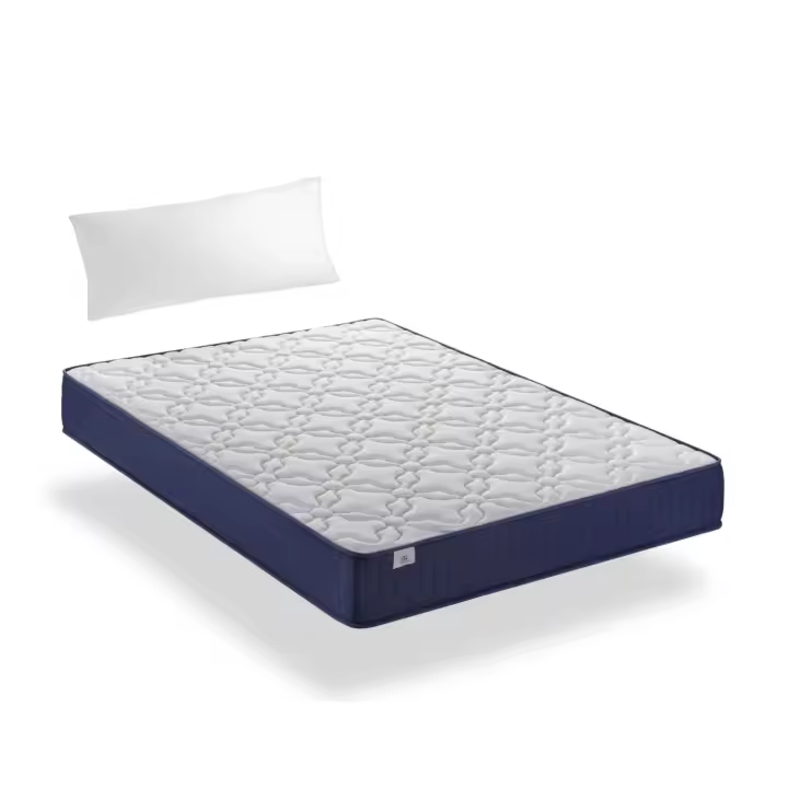 Fusionhome - Pack Colchón Viscoelástico Visco Essential + Almohada 100% Fibra de Regalo - Fabricado en España - Cama 90cm, 105cm, 135cm y 150cm - 1