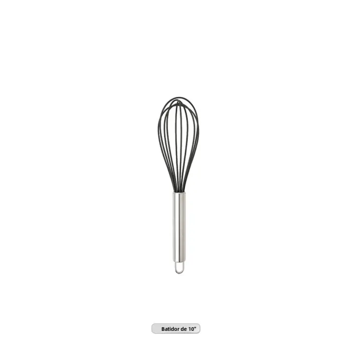 1-Pack Utensilios De Cocina De Silicona Con Mango De Acero Inoxidable Resistente Al Calor Cuchara De Sopa Colador De Pasta Accesorios De Cocina Ecológicos - 1