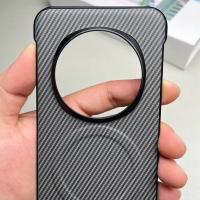 Funda De Teléfono Magnética De Fibra De Carbono Dura Patrón Herramienta Antiderrapante Para Honor Magic 8 7 6 pro Lite Carga Inalámbrica Delgada Protectora Trasera - details 1