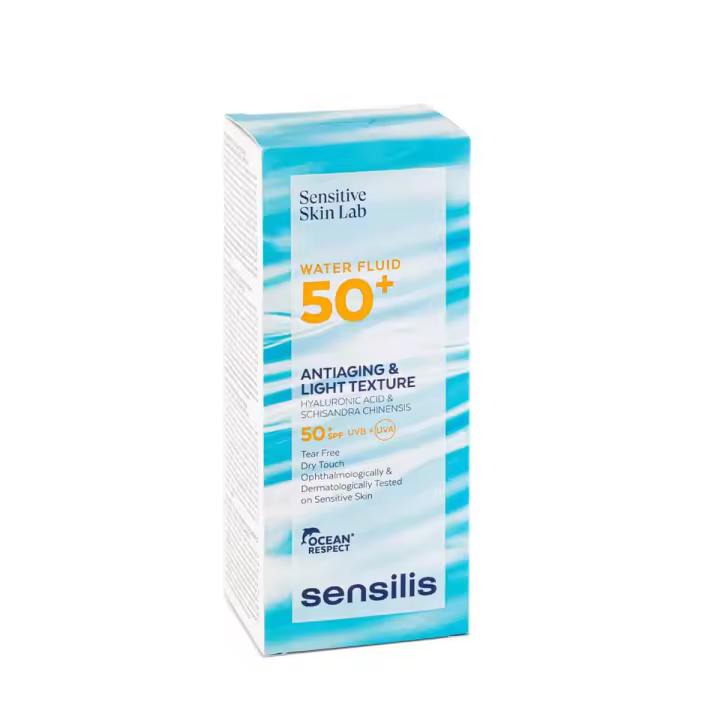 Sensilis fotoprotector water fluid sin color spf50+ 40 ml - 1