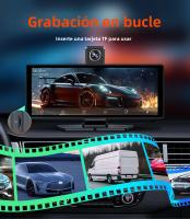 Radio De Coche Multimedia 10.26' Con Wireless Carplay Pantalla Para A-pple Y Android Monitor 4K DVR Cámara De Retroceso Resolución 1280x720 Touch Screen - details 10