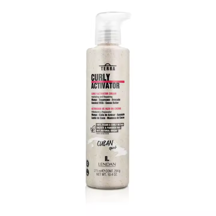 Lendan Terra Curly Activador Rizos En Crema 275 ml 100% Vegano Método Curly - 1