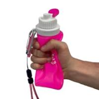 Pack Botella Pipi Perros Calle Silicona 320ml + Mosqueton + Cuerda Ajustable + Bolsas + Funda | Botella Agua Perro y Accesorios Perros | Botella pises Perro | Ideal Paseos (Azul, 320ml), Assure Aura - details 5