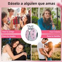 Encantos De Viaje Para Café Plata Charms Para Perros Y Gatos Corazón De Cuentas Adecuados Para Pulsera Original DIY Tendencia Clásica Vintage Romántica - details 44