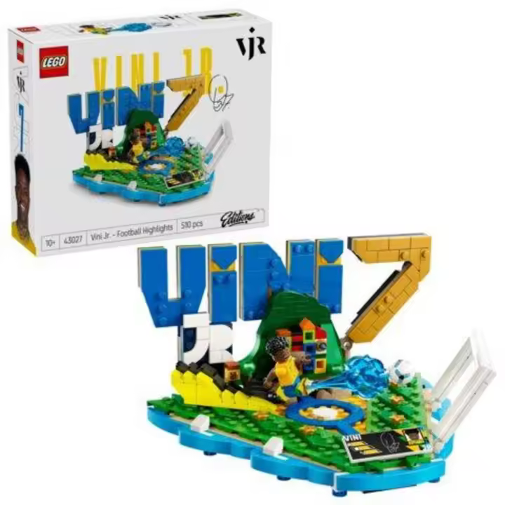 LEGO® 43027 Ediciones Vini Jr.: Fenómenos del Fútbol de Juguete - Modelo 3D - 1