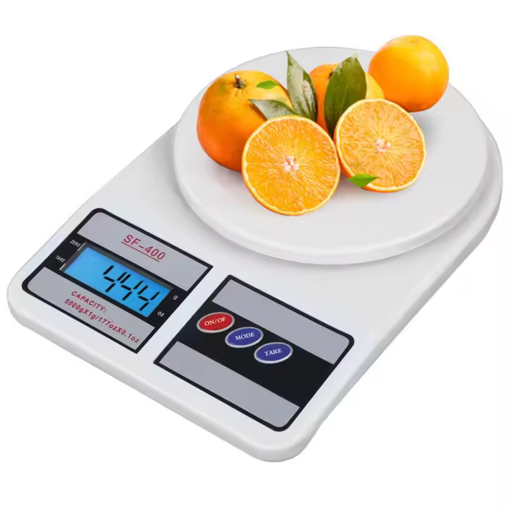 Báscula de cocina digital 1g-10kg, pantalla LCD, función tara, apagado automático, pilas incluidas, Balanza, LoLek - 1