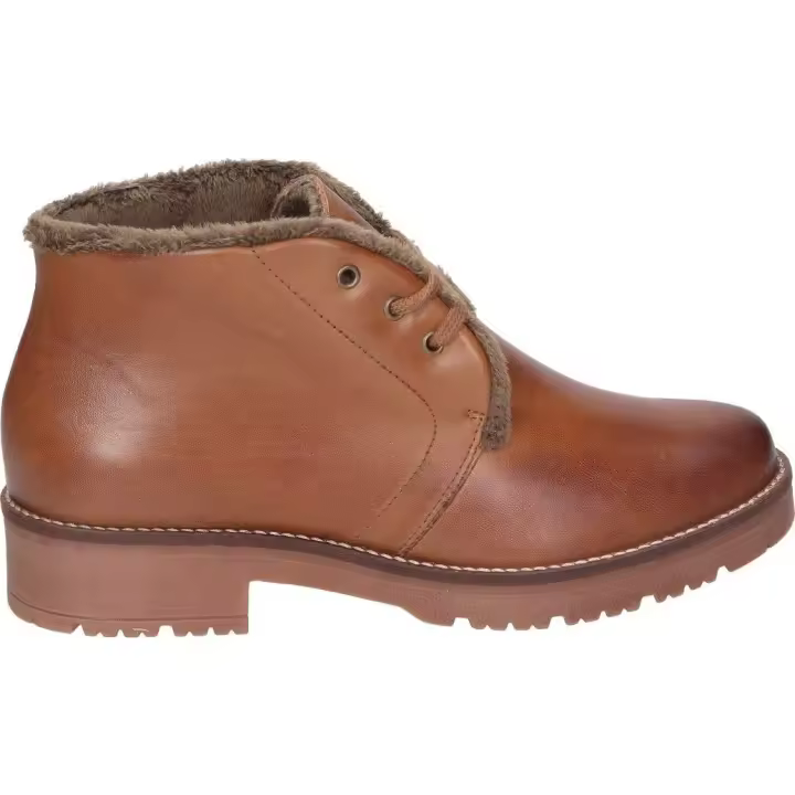 PITILLOS | Botines de Piel Pitillos para Mujer – Botín en Color Cuero – Botín de Piel con Cordones – De Piel – Elegante – Cómodas – Alta Calidad – Versátiles – Modelo 10085 - 1