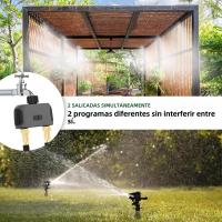 Timer De Agua Automático Con Wifi Hub 2-Enchufe Sistema De Riego Para Jardín Soporte De Alexa Tuya Programador De Riega Herramientas - details 6