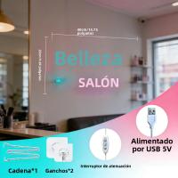 Luz De Pared LED Neón Dimmable Para Salon De Belleza Tienda De Uñas Y Cabello Estudio Decoración De Tienda Regalo Con USB Y Luz De Pared - details 3