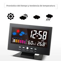 Estación Meteorológica Digital Medidor De Temperatura Humedad Con Reloj Termómetro Higrómetro Calendario Y Nivel De Comfort - details 5