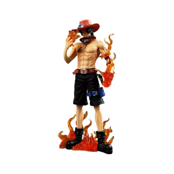 Figura De Acción One Piece Fire Fist Dream Ace Postura De Sueño Base De Efecto Robot Coleccionable Anime Regalo Para Adultos - 1
