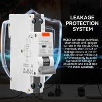 Interruptor diferencial superinmunizado Clase A SI, con protección sobrecorriente y fugas. RCBO espacio reducido. (40A, 2P, 30mA) - details 9