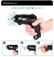 Set De Destornilladores Eléctricos Portátiles Sin Cable 47 PCS 3.6V Con Batería De 1800mAh Para Mantenimiento Doméstico - details 2