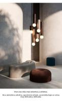 Lámpara Colgante Nórdica De Madera Decorativa Para Hogar Iluminación Interior Para Sala De Estar Dormitorio Estudio Fuente De Luz LED Incluida - details 4