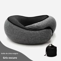 Almohada De Viaje En Forma De Caracol De Espuma De Memoria Soporte De Cuello Ajustable Portátil Suave Para Descanso Del Mediodía Y Sueño - details 0