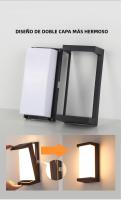 Lámpara De Pared LED Exterior IP65 Impermeable 24W AC85-265V Luz Blanca Cálida Para Patio Jardín Iluminación Exterior - details 3