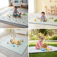 BATHBY Alfombra Bebé Plegable Impermeable Acolchada 1cm Reversible con Números y Letras para Gatear y Jugar - details 1