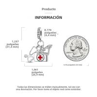 Encantos De Viaje Para Café Plata Charms Para Perros Y Gatos Corazón De Cuentas Adecuados Para Pulsera Original DIY Tendencia Clásica Vintage Romántica - details 437